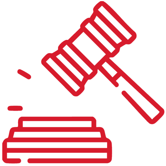 mazo de juez Mazo de juez sobre un bloque, simbolizando la justicia y el sistema legal.